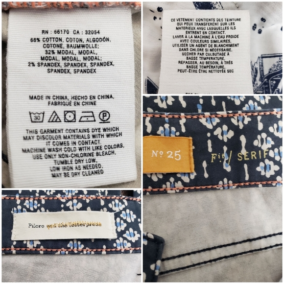 Pilcro & the Letterpress Serif Skinny Sz 25 - Picture 6 of 8